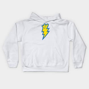 Rockin'  lightning Blue Kids Hoodie